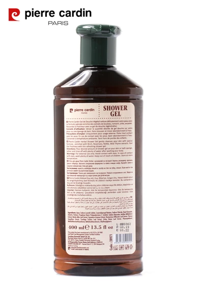 Pierre Cardin Herbal Duş Jeli - 400 ML - Resim 9