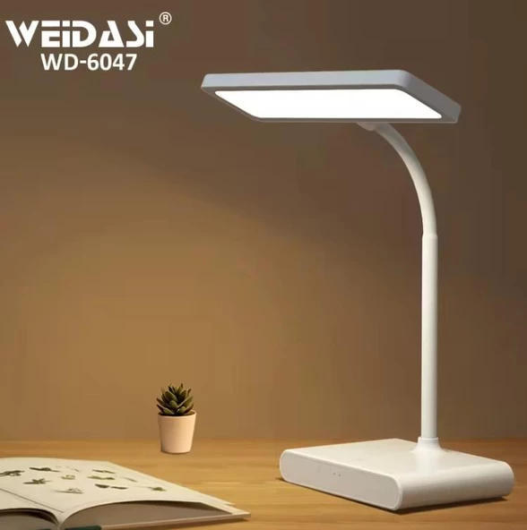 WellHise Weidasi Masa Lambası Type-C Kablolu ve Şarjlı Ledli  Masa Lambası WD-6047 ürün görseli 1