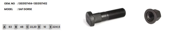 BIJON SAF DORSE BIJON 83 MM 1303107410 ürün görseli 1