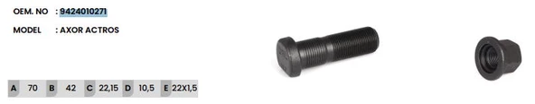 AXOR-ACTOROS ÖN 9424010271 ürün görseli 1