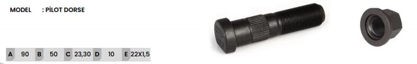 BIJON PILOT DORSE-90 MM ürün görseli 1