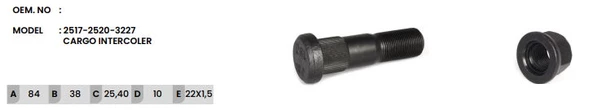 BIJON 2517-2520-3227 CARGO ÖN-84 MM ürün görseli 1