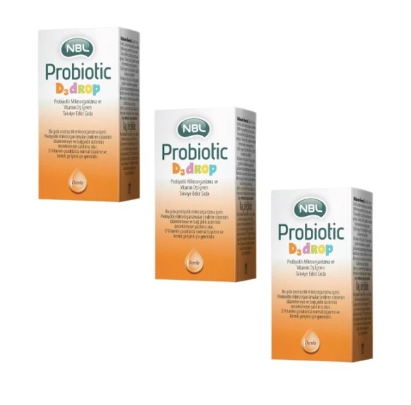 NBL Probiotic D3 Drop 7,5 ml 3 Adet ürün görseli 1
