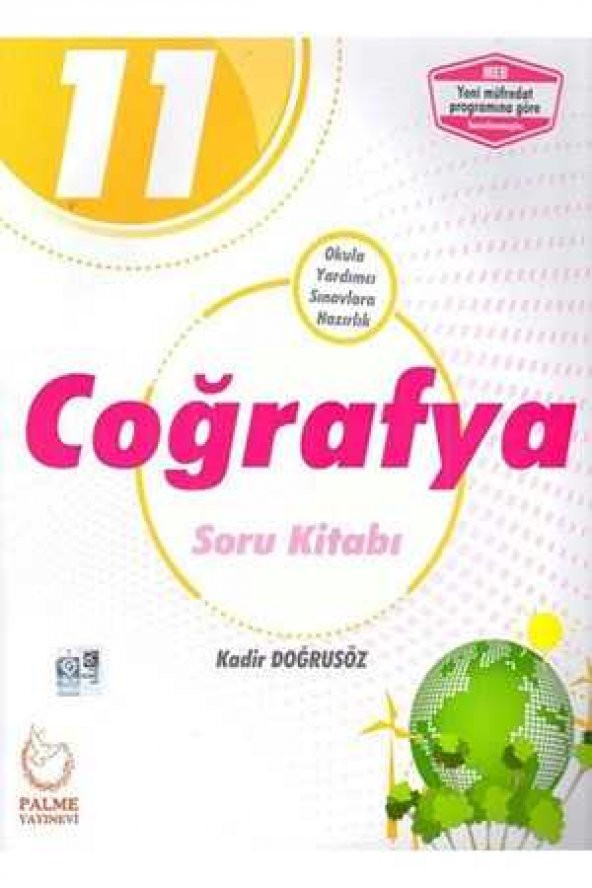 Palme Yayınevi 11.Sınıf Coğrafya Soru Kitabı ürün görseli 1