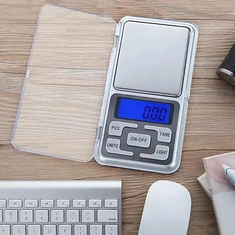 WellHise 668B Mini Dijital Hassas Tartı 500 Gr. / 0.01G Hassas Elektronik Kuyumcu Cep Terazisi ürün görseli 1