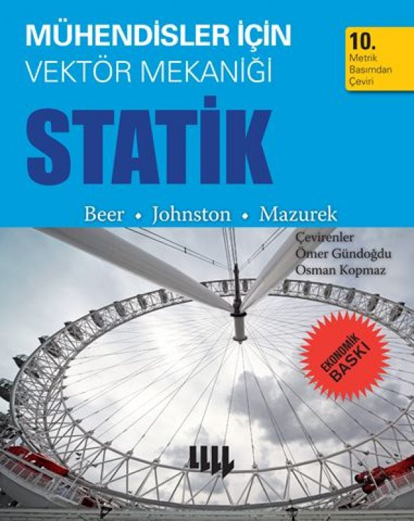 MÜHENDİSLER İÇİN VEKTÖR MEKANİĞİ STATİK - LİTERATÜR ürün görseli 1
