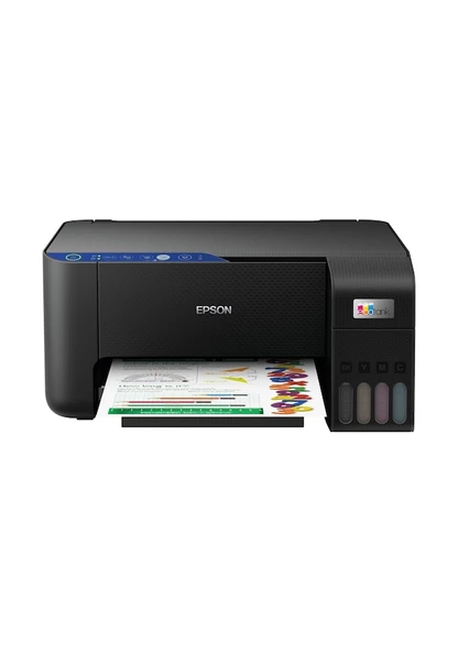 Epson EcoTank L3252 Mürekkep Püskürtmeli Çok Fonksiyonlu Yazıcı ürün görseli 1