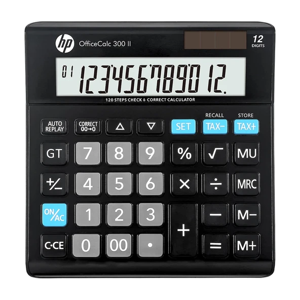 Hp OfficeCalc 300 II 12 Hane Masaüstü Hesap Makinesi ürün görseli 1