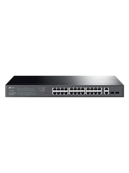 Tp-Link TL-SG1428PE 28 Port 10-100-1000 Poe+ Switch 2 Port SFP Çelik Kasa Rack Mount ürün görseli 1