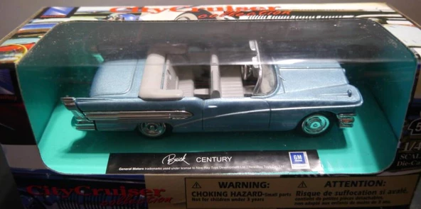 Newray 1:43 buick century 1958 Mavi Model Araba ürün görseli 1