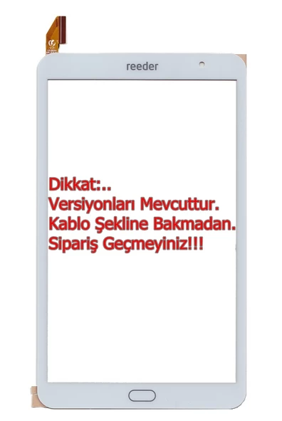 Reeder M8 Go Dokunmatik Panel - Beyaz L20180504 (1.Versiyon) ürün görseli 1