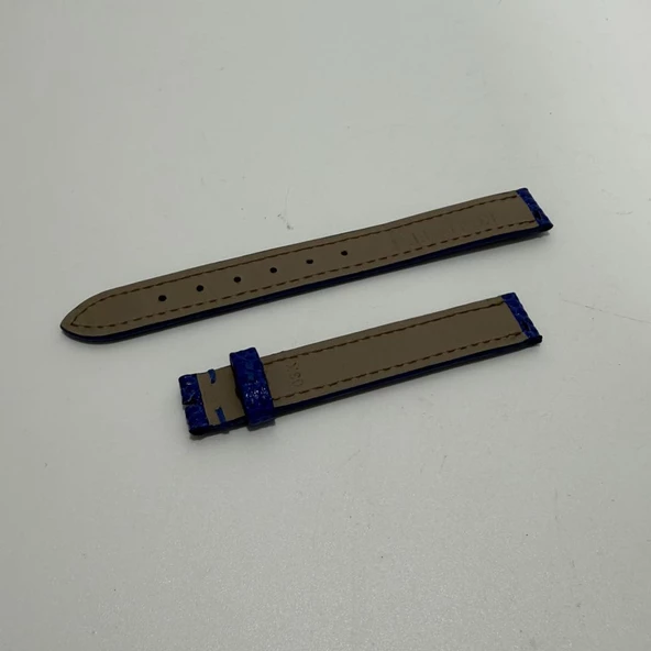 Korloff Mavi Deri Kordon 12 mm - Resim 3