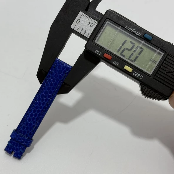 Korloff Mavi Deri Kordon 12 mm - Resim 7
