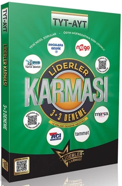 TYT AYT 3+3 Deneme Seti Liderler Karması ürün görseli 1