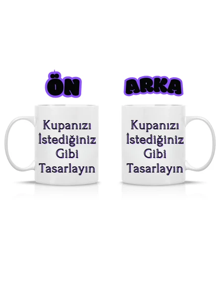 DeepCraft Best Quality Kişiye Özel Baskılı Bardak 1 Adet 300 ML ürün görseli 1