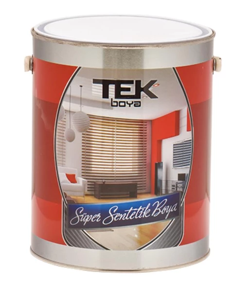 TEK SÜPER LÜKS SENTETİK YAĞLI BOYA GRİ 0,75 LT (710) ürün görseli 1