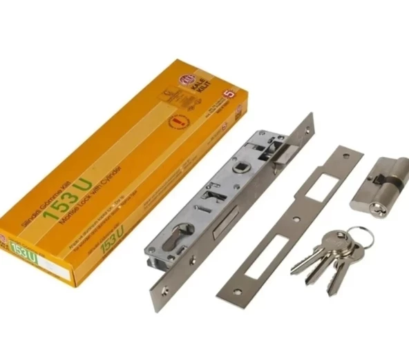 KALE KİLİT DAİRE KİLİDİ DİLLİ 153U 25 mm NİKEL ürün görseli 1