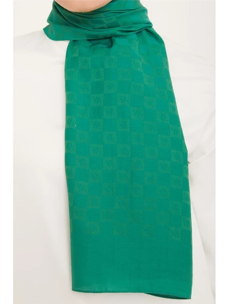 Trend P.monogram Şal2 21135 Zümrüt - Resim 2