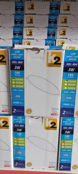 K2 10 Adet 3w Beyaz Işık 6500k ürün görseli 1