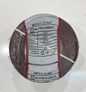 2.5 Nya Kablo Bakır 100 Mt ürün görseli 1