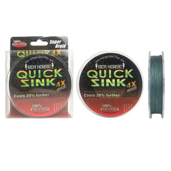 Sea Horse Quick Sink 0,16 Mm 300mt 4x İpek Misina ürün görseli 1