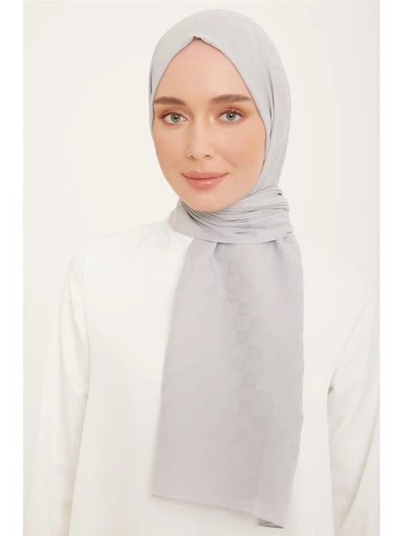 Trend P.monogram Şal2 3367 Gri ürün görseli 1