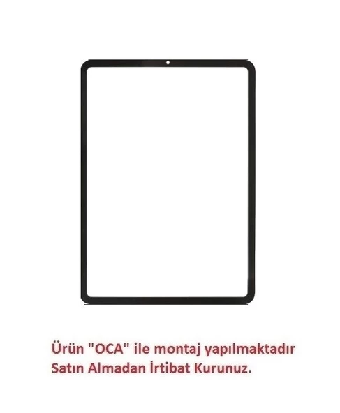Apple İpad Pro 11 4.Nesil A2761 Siyah Ön Cam Lens ürün görseli 1