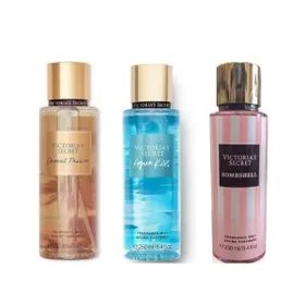 Victoria's Secret Coconut Passion-Aqua Kiss-Bombshell Vücut Spreyi Üçlü Set ürün görseli 1
