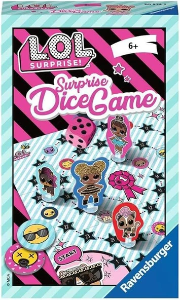 L.O.L. Surprise Dice Game Seyahat Boy Kutu Oyunu ürün görseli 1