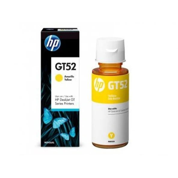 HP M0H56AE Sarı Renkli Mürekkep Kartuş (GT52) ürün görseli 1