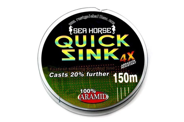 Sea Horse Quick Sink 0,12 Mm 150mt 4x İpek Misina ürün görseli 1