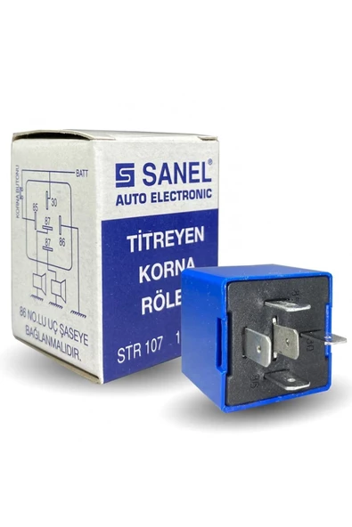 12 V Titreyen Korna Rölesi SANEL marka Oem Sanel Titreyen Korna Rolesi 12 Volt - Titretici Korna Rolesi - Kesici Role 12v ürün görseli 1