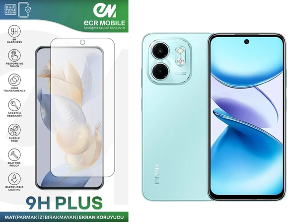 Infinix Smart 9 Ekran Koruyucu MAT Parmak İzi Bırakmayan Uyumlu Esnek Nano Kırılmayan ürün görseli 1