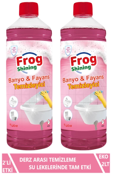 Frog Shining Banyo Fayans Ve Derz Arası Temizleyici 1LTx2Adet ürün görseli 1