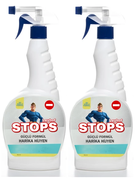 Leyhof 2 Adet Leke Çıkarıcı 750ml Stop Harika Hijyen Forte ürün görseli 1