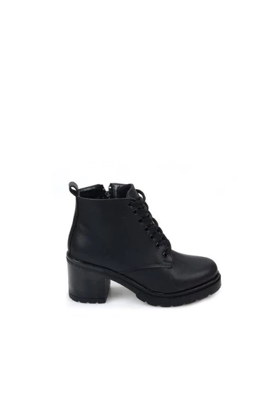 Papuçcity Sprs 02993 Kadın 7,5 Cm Topuklu Postal Bot - Resim 2