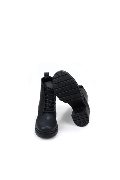 Papuçcity Sprs 02993 Kadın 7,5 Cm Topuklu Postal Bot - Resim 5