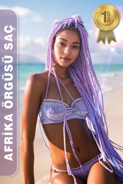 PTTAVM: Afrika Zenci Örgüsü Rasta Ve Box Braid için Sentetik Saç