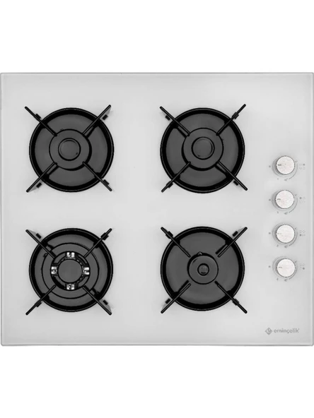 EMİNÇELİK AH1240WSWG60 ANKASTRE CAM OCAK WOLKLU BEYAZ ürün görseli 1
