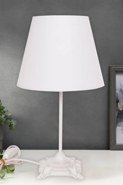 D-light Doğu Abajur Beyaz ürün görseli 1