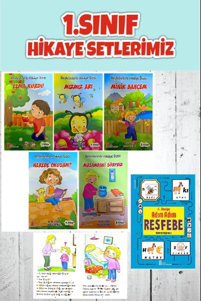 1.Sınıf Resfebelerle Okuyorum ve Öğreniyorum Seti ürün görseli 1