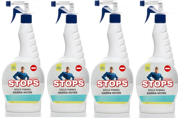 Leyhof 4 Adet Leke Çıkarıcı 750ml Stop Harika Hijyen Forte ürün görseli 1