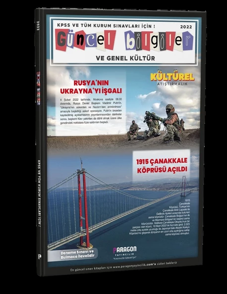 2023 Güncel Bilgiler ve Genel Kültür Paragon Yayınları ürün görseli 1