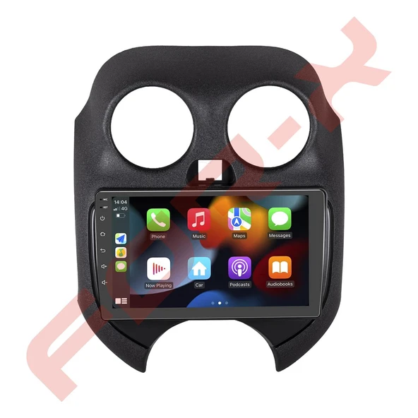 OTO TABLET ÇERÇEVE NISSAN MICRA 2010+ 9" SİYAH TAC-140 ürün görseli 1
