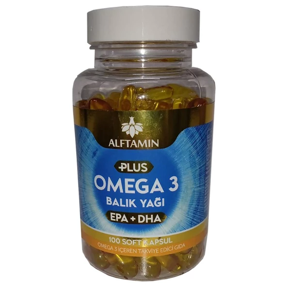Alftamin Omega 3 EPA+DHA 100 Softjel Kapsül - Resim 2