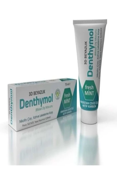 Denthymol 3D Beyazlık Bitkisel Diş Macunu 75 Ml - Resim 2