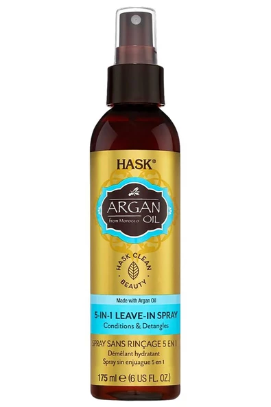 Hask Argan Yağı Onarıcı 5-in-1 Durulanmayan Saç Spreyi 175ML ürün görseli 1
