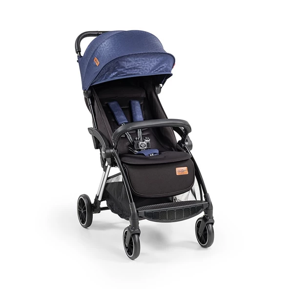Baby2go Tulipa Cabin Otomatik Katlanır Bebek Arabası  Mavi ürün görseli 1