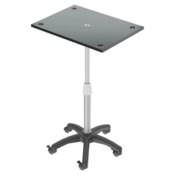 BARBEKÜ SEHPASI - TEKERLEKLİ MODEL Siyah - Resim 3