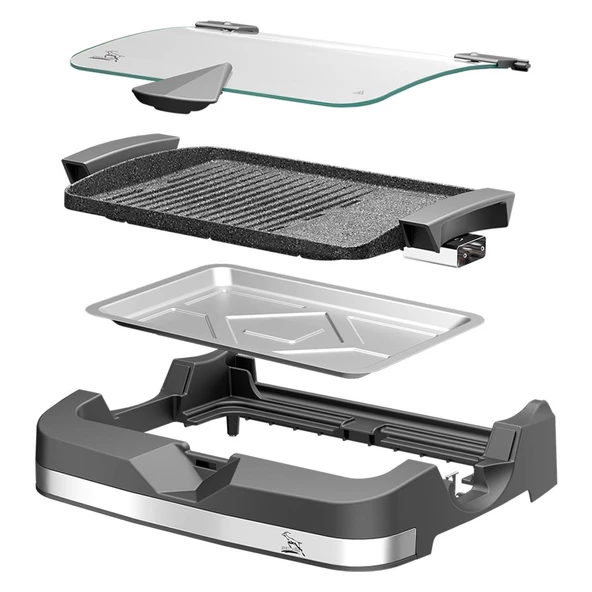 GAZZELLA "BARBECUE" ELEKTRİKLİ IZGARA - Resim 6